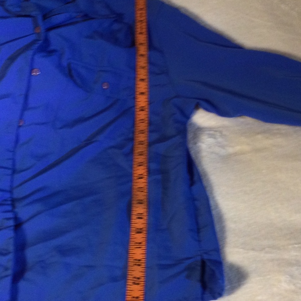 ⭐️ Vintage Cobalt Blue Long Sleeve Blouse by Anne Shuagnessy - Picture 6 of 10